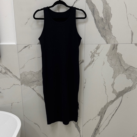 Zella Workout Black Sleeveless Dress w Built in Bra - Picture 1 of 4